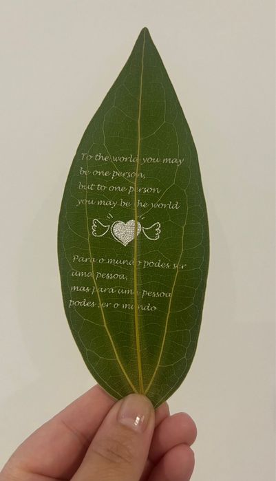 Quadro Personalizado em Folha Natural - Arte Exclusiva