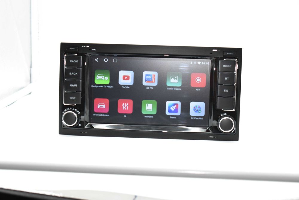 Auto rádio 2 DIN Android - Volkswagen VW Transporter e Touareg