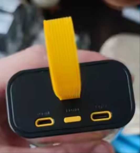 Стильный прозрачный корпус повербанка на 3 батареи 18650