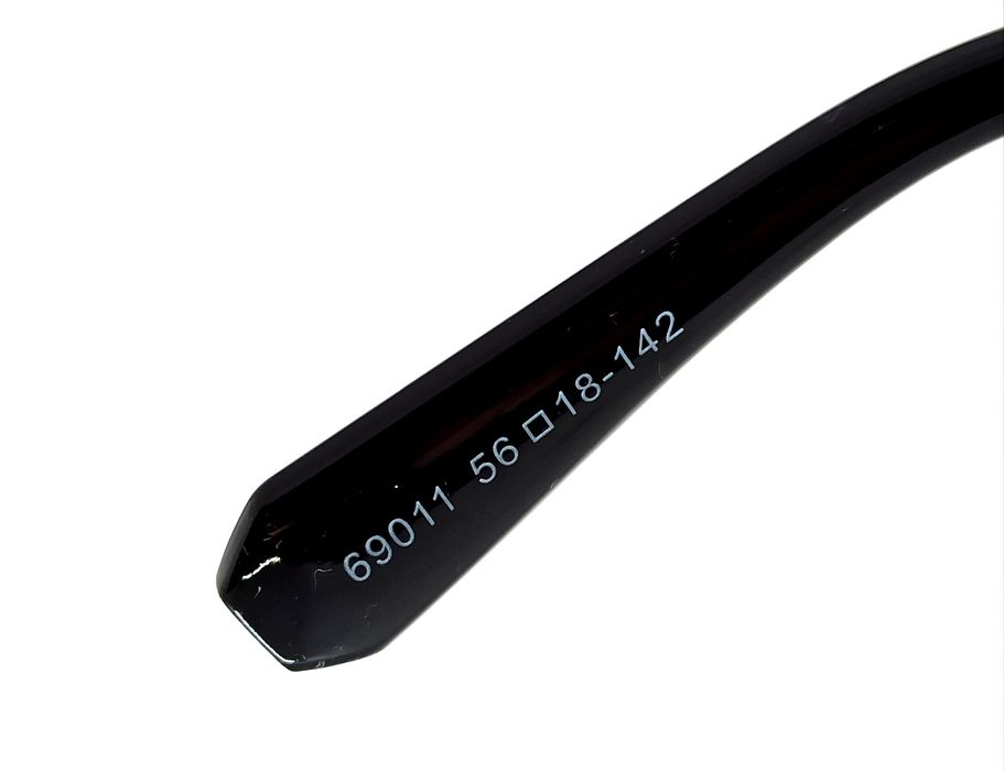 Philipp Plein очки капли мужские серый градиент в золотом металле