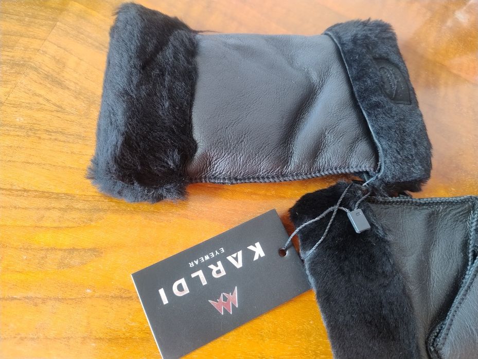 Nowe ocieplane rękawiczki bez palców