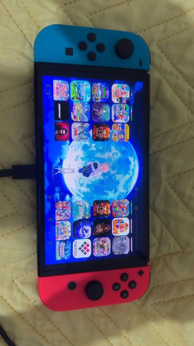Switch Oled Desbloqueada 256gb