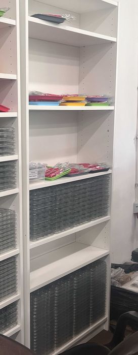 BILLY Regał, biały, 80x28x202 cm / 2 SZTUKI