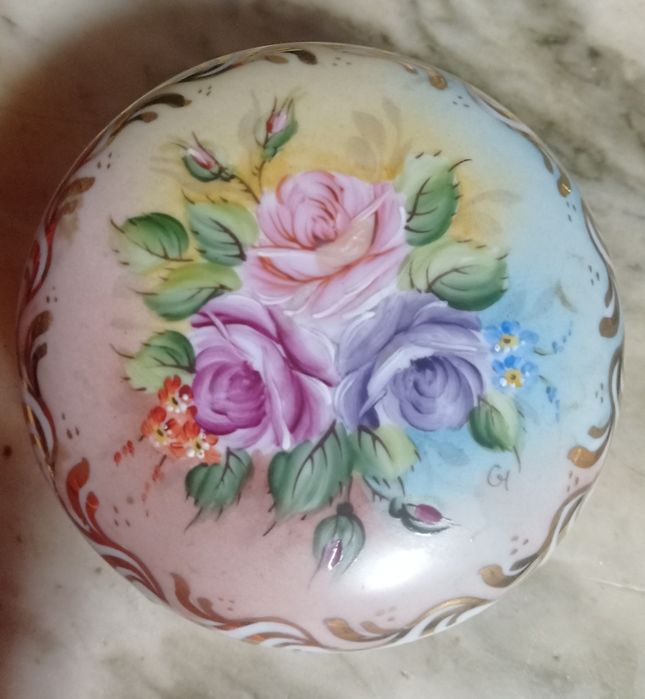 Guarda jóias porcelana portuguesa