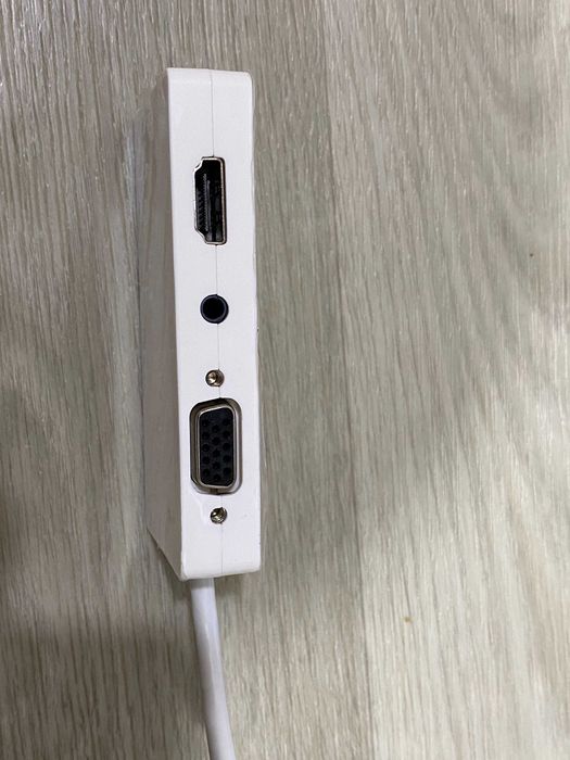 Перехідник R-1133A mini DisplayPort Adapter 4 in 1 DVI+HDMI+VGA+3.5mm