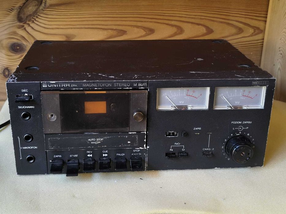 Magnetofon UNITRA M-8011 deck mała wieża