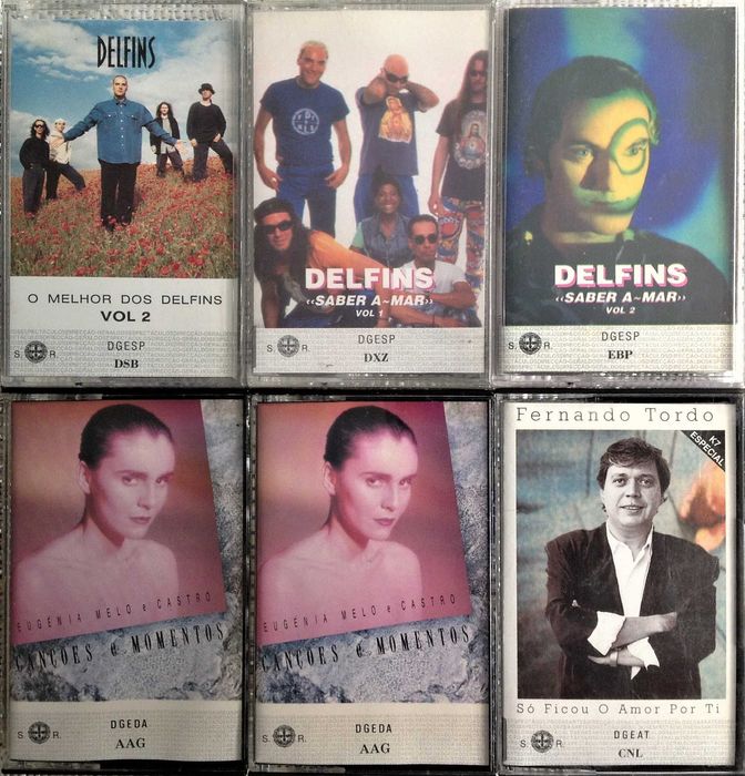 36 Cassetes - Musica Portuguesa - Raras - Muito Bom Estado