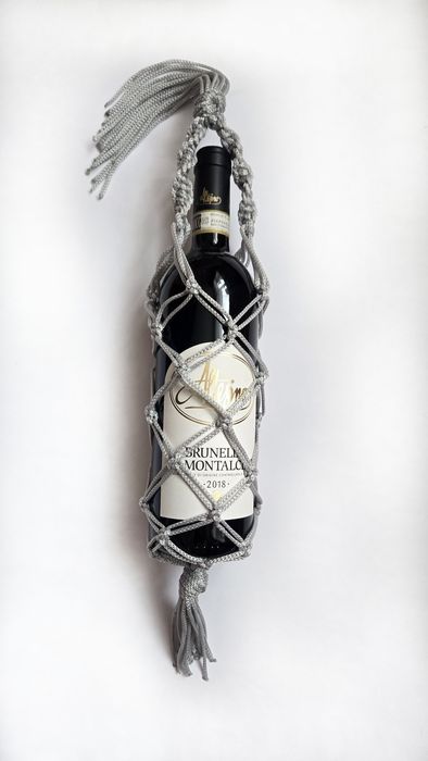 Виноська/ Авоська/ Макраме / Сумка під вино / Сумка для вина