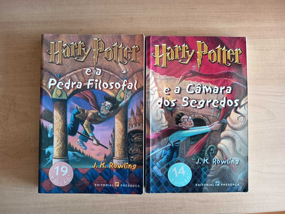 2 livros Harry Potter