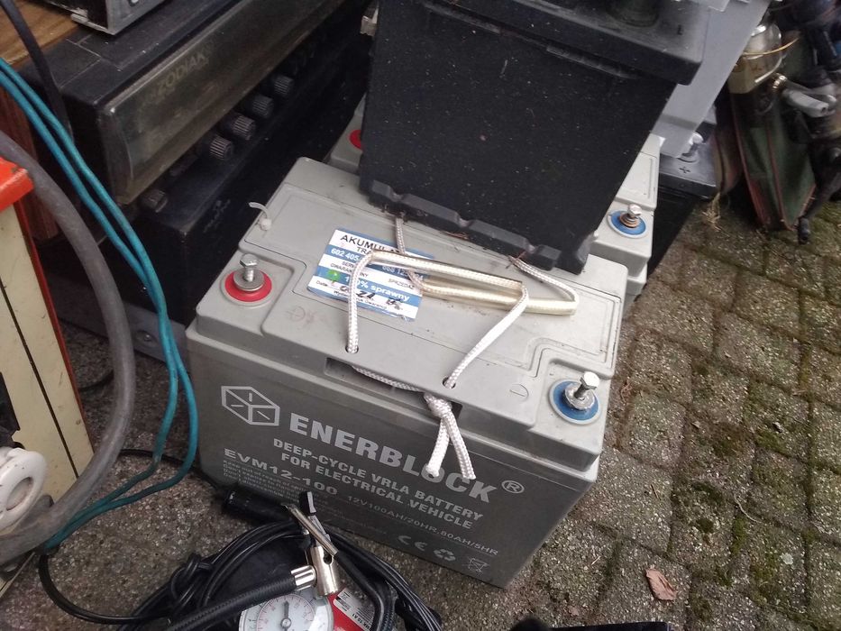 Inwerter przetwornica volt 12v 230v 1000w akumulator trakcyjny 100ah