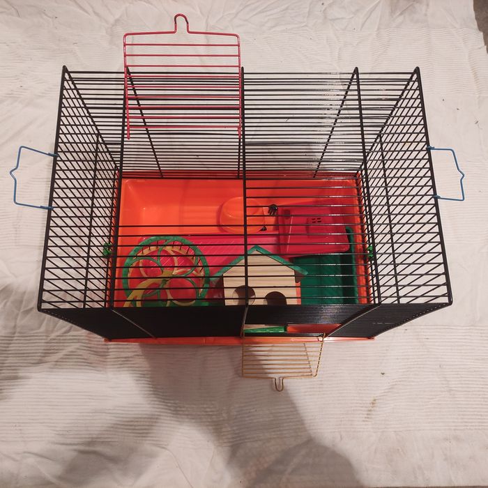 Klatka dla chomika, gryzonia NOWA z wyposażeniem + gratis