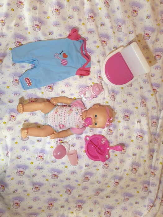 Lalka babyborn z dodatkami