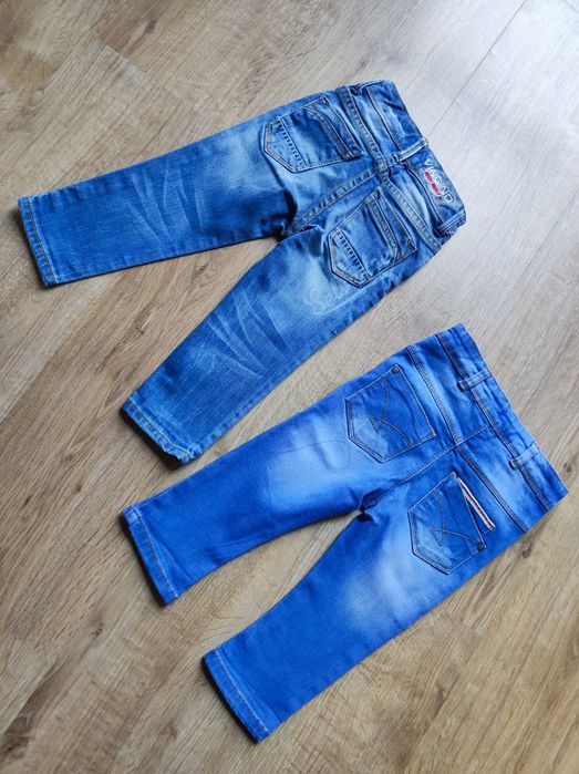 Zestaw ubrań dla chłopca r.80/86 koszula bluzy jeansy Zara Reserved