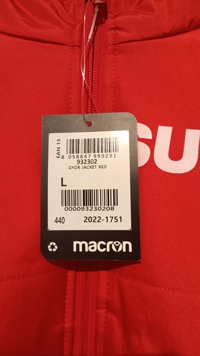 Kurtka zimowa Macron czerwona