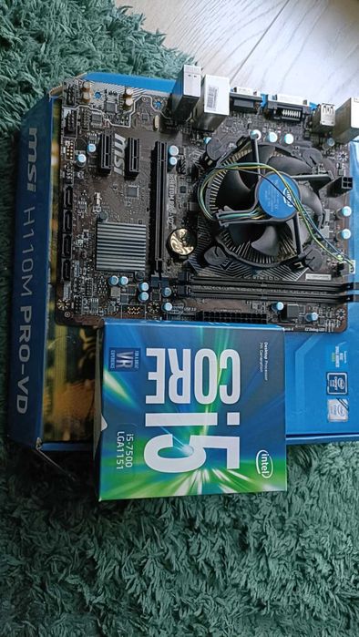 Intel i5 7500 + płyta MSI H110M PRO-VD