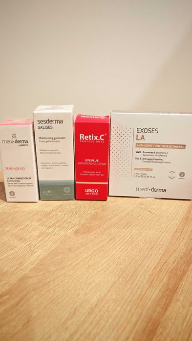 Pakiet profesjonalnych kosmetyków,egzosomy,mediderma