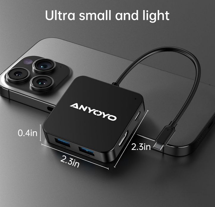HUB USB C 6 w 1 Anyoyo