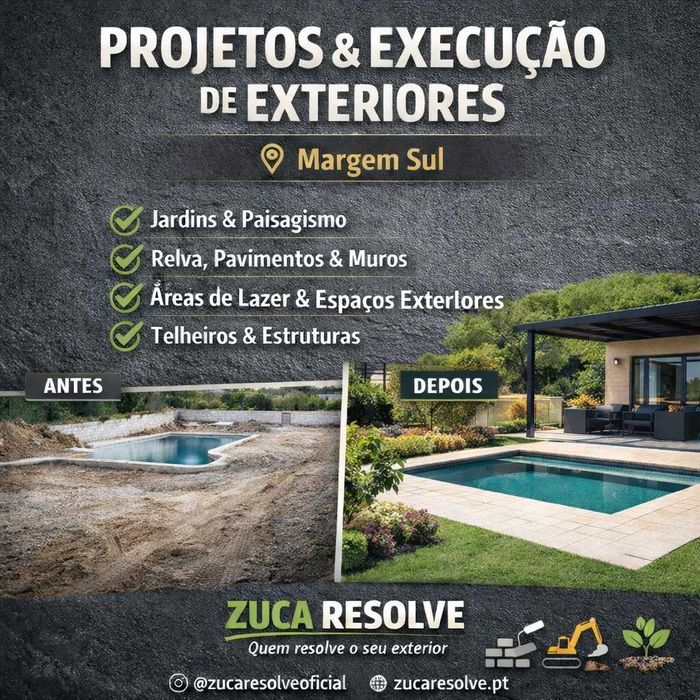 Paisagismo e jardinagem em Margem sul , Pinhal Novo, Setúbal, Palmela