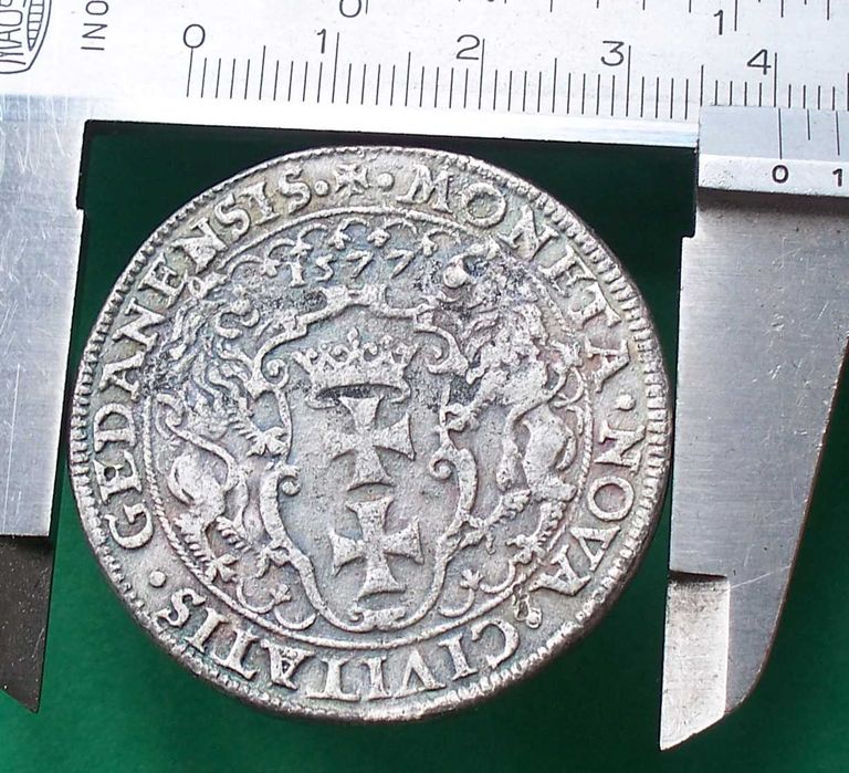 Moneta gdańska 1577 r. (kopia)
