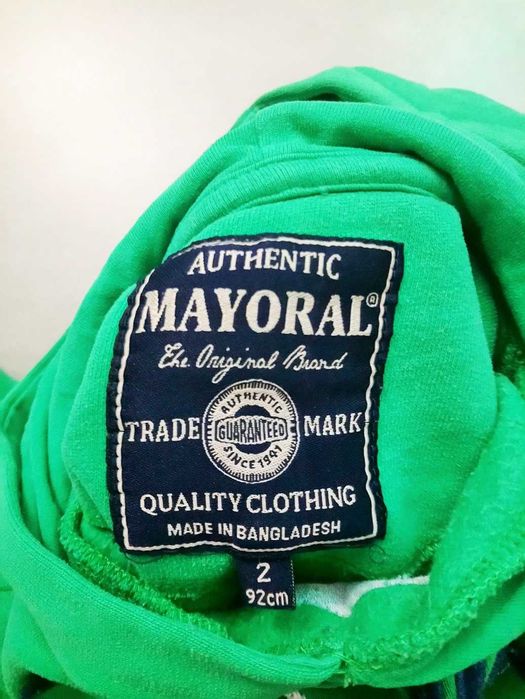 zielona bluza chłopięca MAYORAL r. 92 dla chłopca 24m