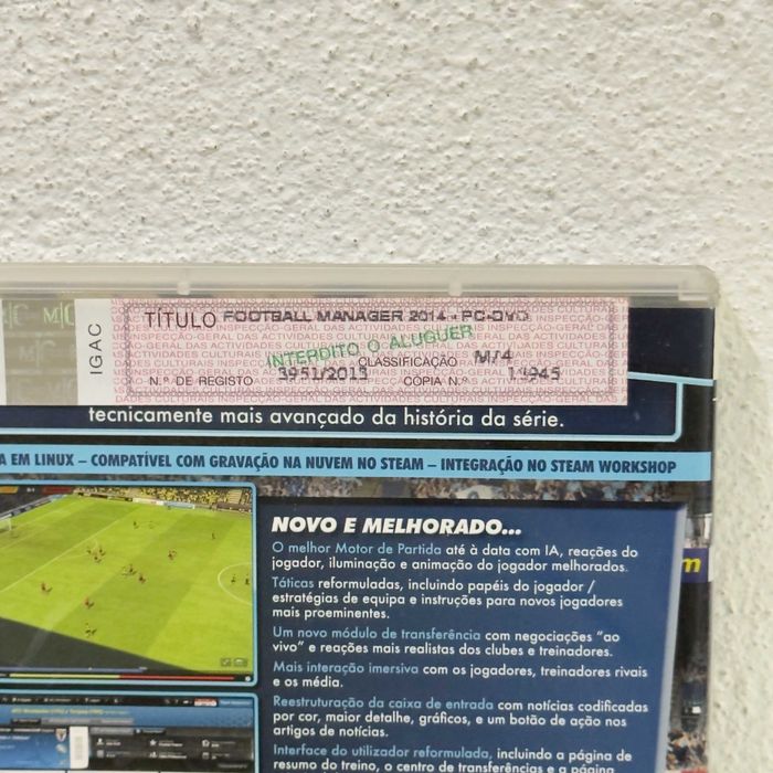 Jogo Football Manager 2014 (PC/Mac)