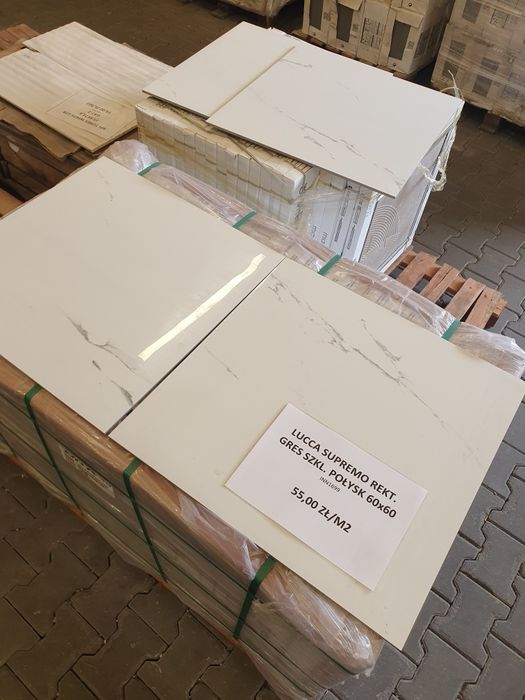 Płytki Lucca Supremo Rekt. Gres szkl. Połysk 60x60 Gat.1