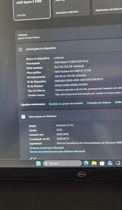 Pc ficxo gaming com monitor urgente