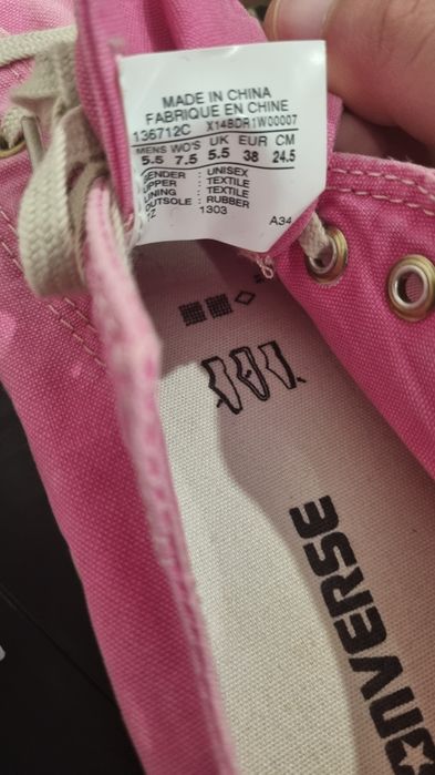 Converse All Star rosa NOVO 38