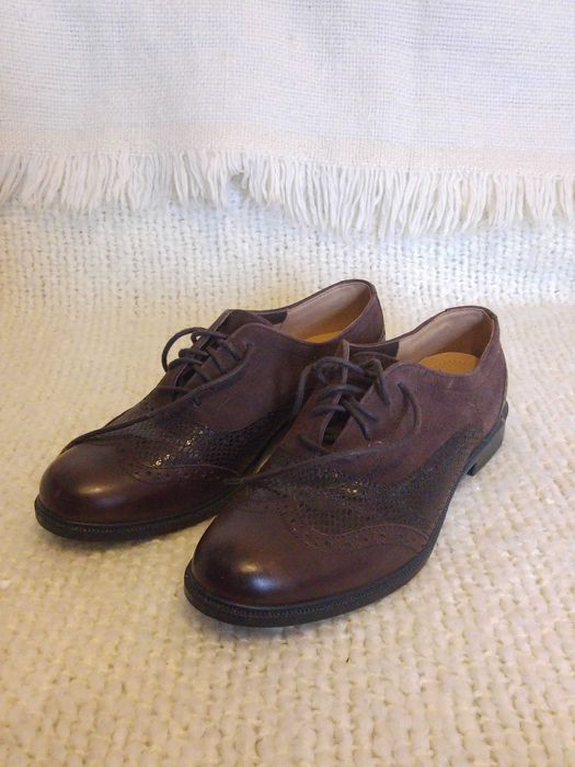 Półbuty skórzane damskie