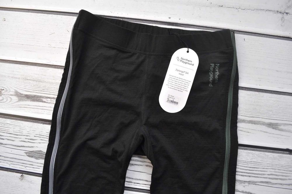 nowe spodenki Northern Playground ziplongs 3/4 wool merino M