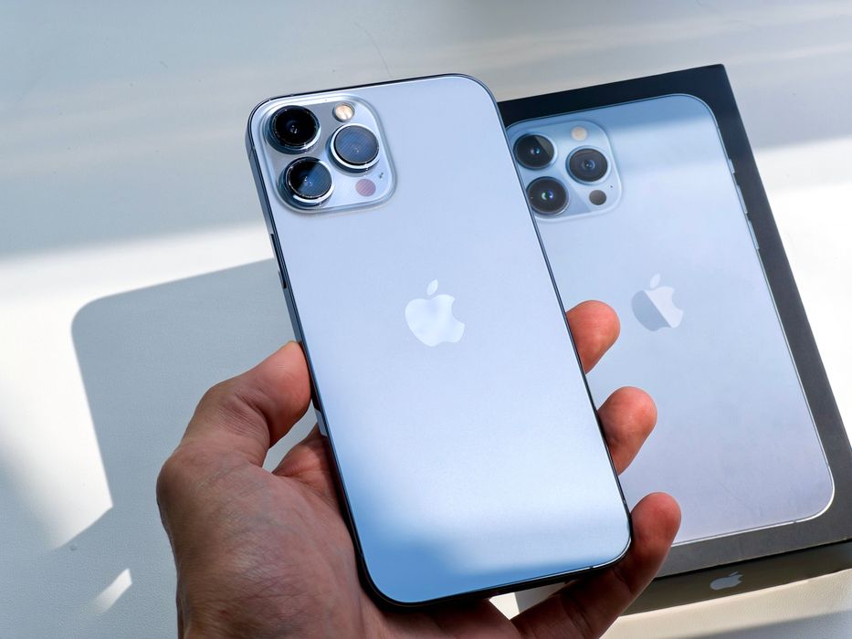 iphone 13 pro max 256gb sierra blue - купить телефоны и аксессуары