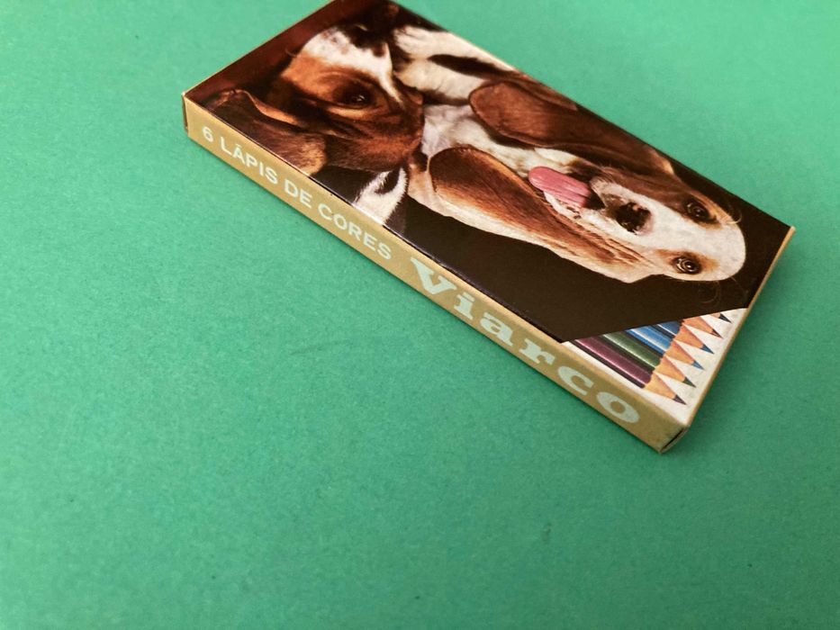 Caixa 6 Lápis de Cor da Viarco Anos 70/80