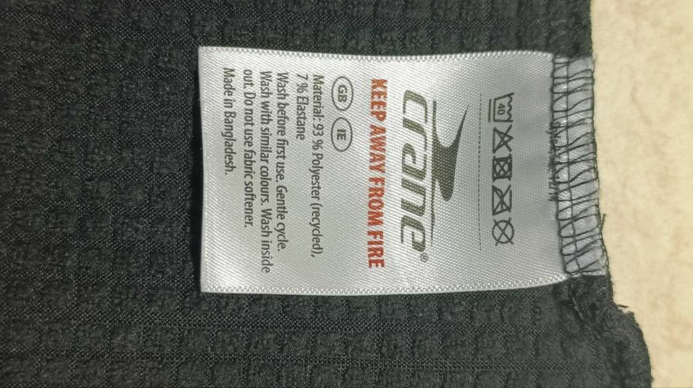 Велокофта утеплена, джерсі, спортивна  фліска Crane 12/14