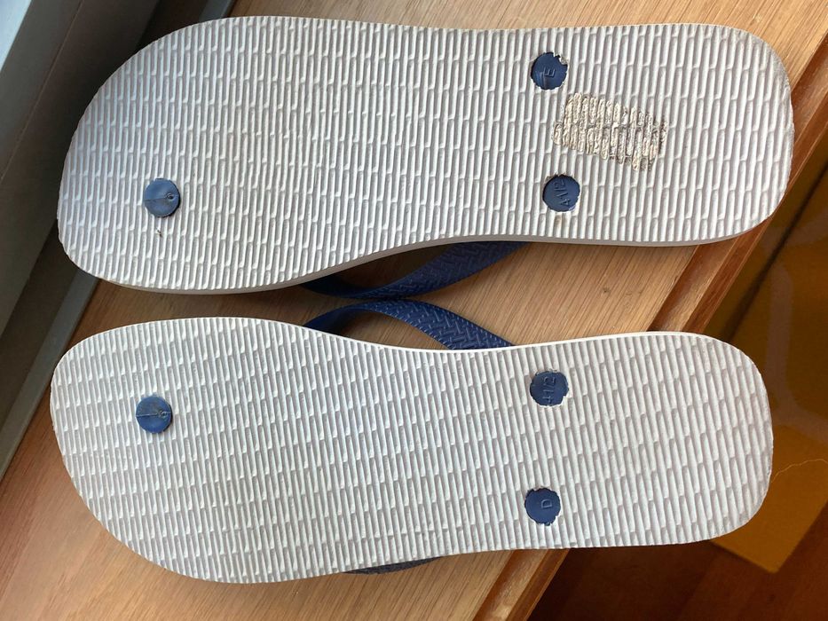 Chinelos Havaianas Homem 43/44 verdadeiros -Bicicleta