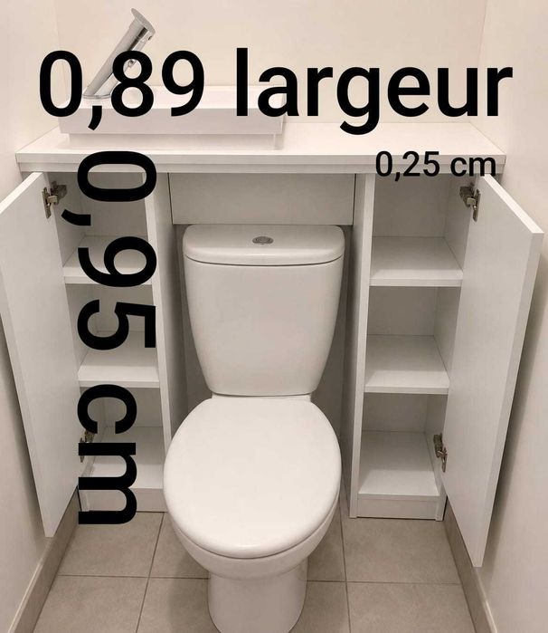 Móvel wc com lavatório
