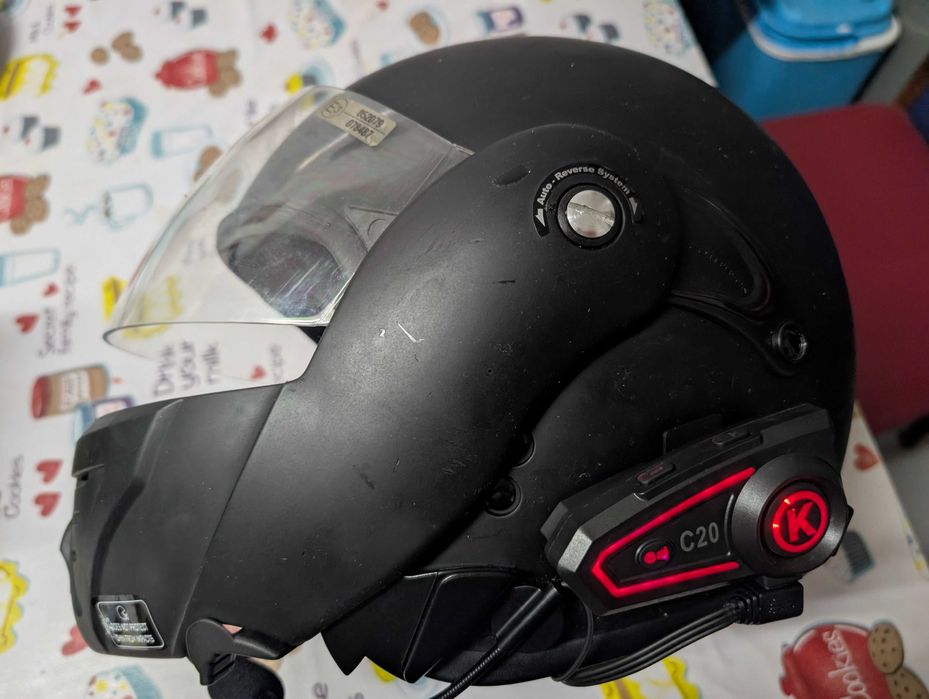 Capacete modular F16 bluetooth