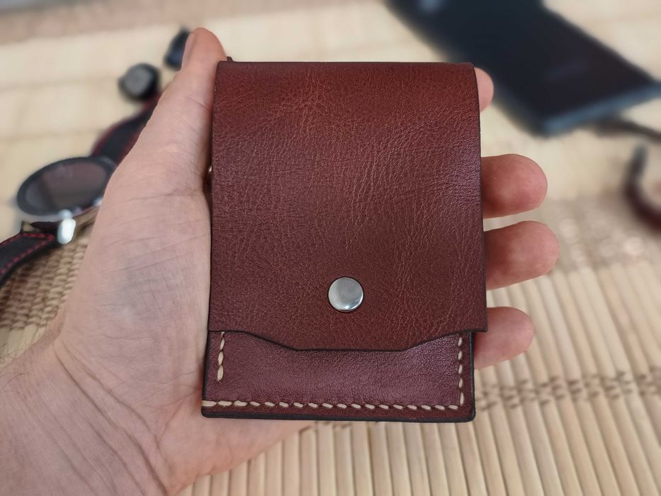 Borubar Skóroszyj - mini portfel z luksusowej skóry Verdi