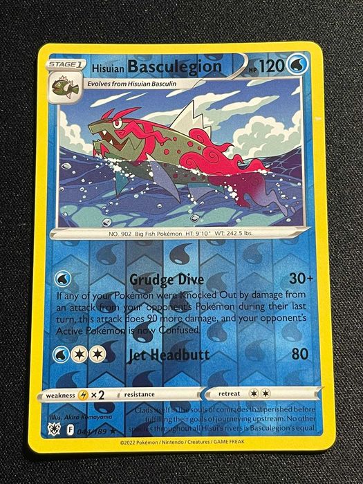 Carta Pokémon Hisuian Basculegion 44/189 Astral Radiance