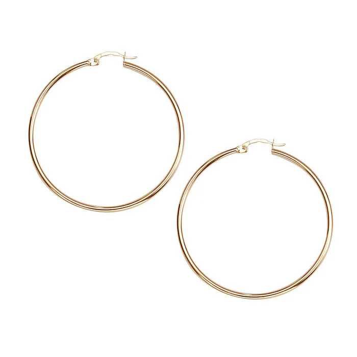 Kolczyki złote - koła JX01019