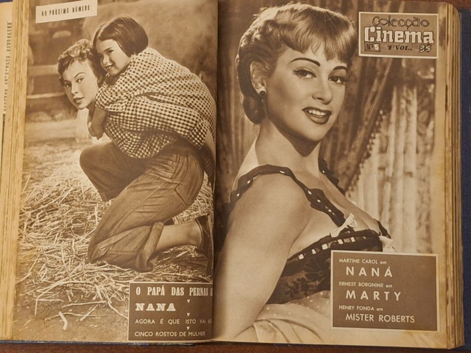 Volume encadernado colecção "Cinema" anos 50