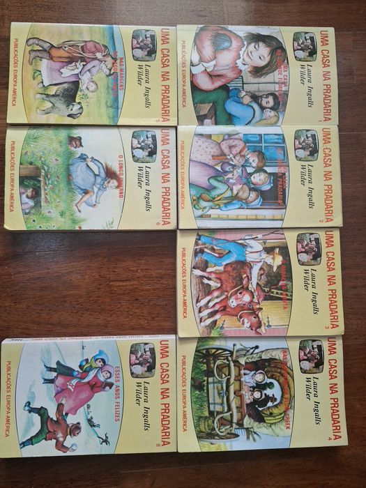 Livros colecção "Uma Casa na Pradaria" de Laura Ingalls Wilder, Edição