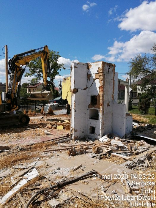 Usługi koparko ładowarką