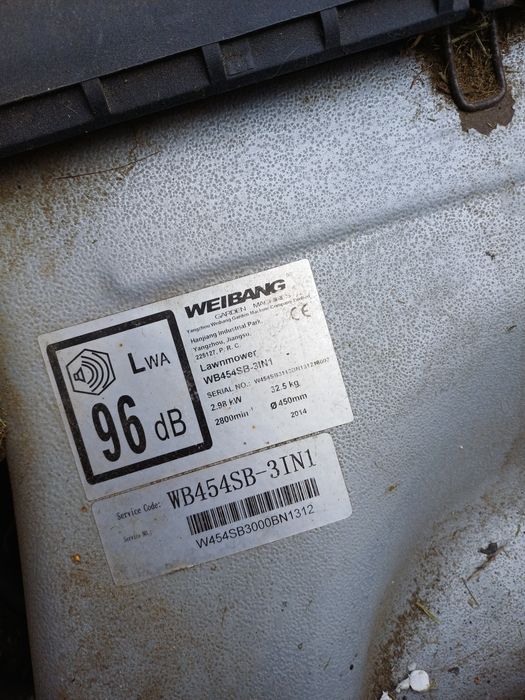 Kosiarka Weibang WB 454 SB