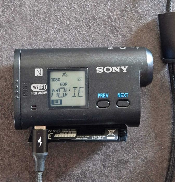 Kamera Sony HDR-AS30V | MEGA ZESTAW Akcesoriów (Klatka, Głowa, Kask)