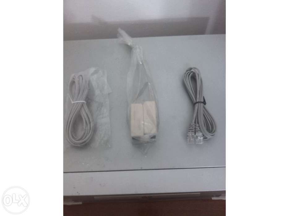 Filtros ADSL e fio de telefone