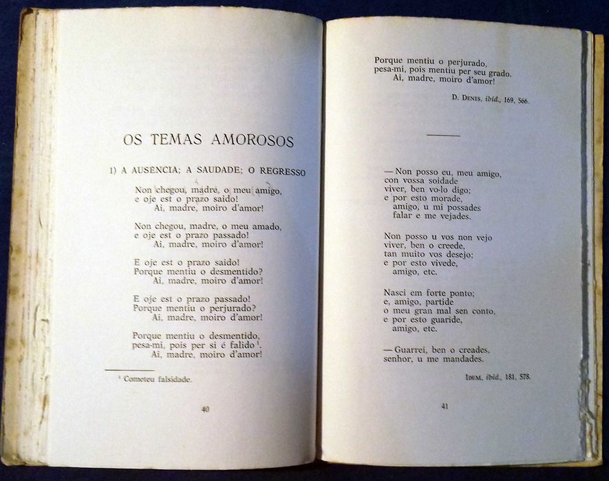 Poesia Medieval. Cantigas de Amigo. Org Hernani Cidade Inclui portes