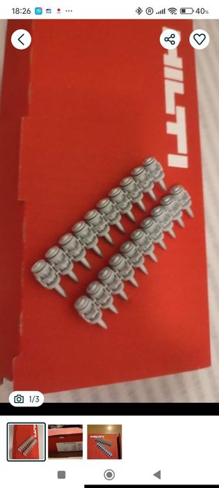 Hilti bx3 gwoździe 2 szt x- p20