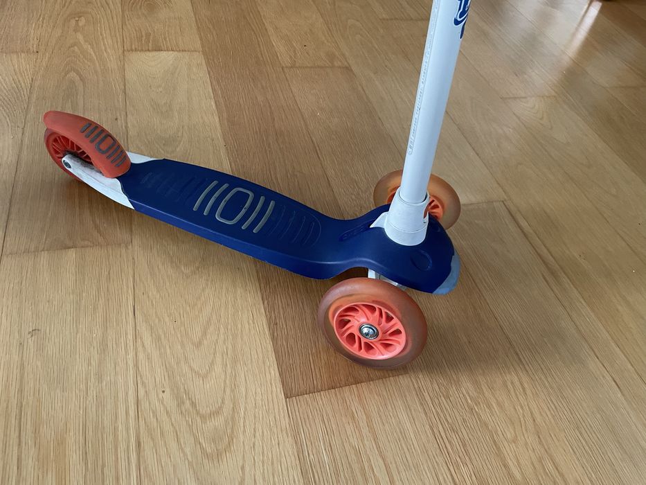 Trotinete 3 rodas, rodas luminosas