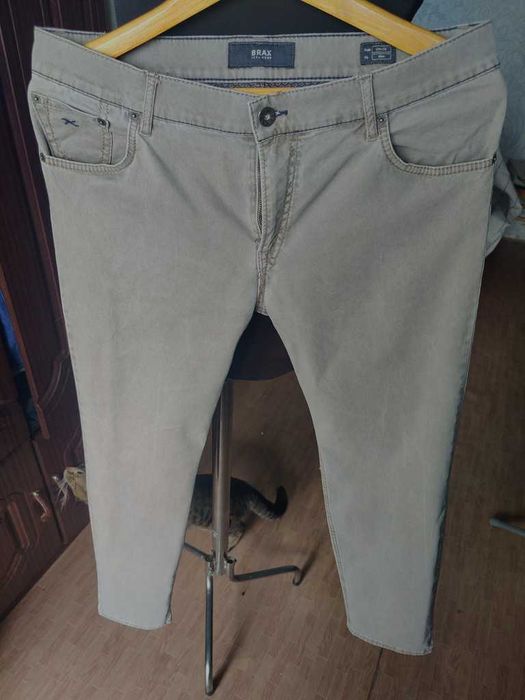 Джинсы (chino Brax Chuck Germany w36 stretch beige.