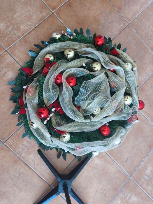 Árvore Natal decorada 1,5m fácil arrumação